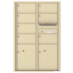 4C Horizontal mailbox 7 Compartment