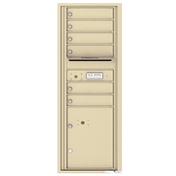 4C Horizontal mailbox 6 Compartment