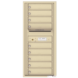 9 Tenant Doors with Outgoing Mail Compartment - 4C Recessed Mount versatile™ - Model 4C11S-09