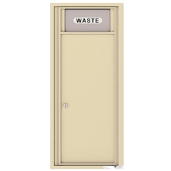 Trash/Recycling Bin with 1 Collection Area - 4C Recessed Mount versatile™ - Model 4C11S-Bin