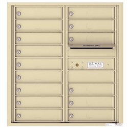 15 Tenant Doors with Outgoing Mail Compartment - 4C Recessed Mount versatile™ - Model 4C09D-15