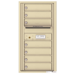 7 Tenant Doors with Outgoing Mail Compartment - 4C Recessed Mount versatile™ - Model 4C09S-07