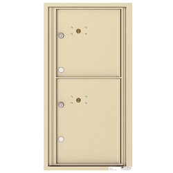 2 Parcel Doors / Parcel Lockers - 4C Recessed Mount versatile™ - Model 4C09S-2P