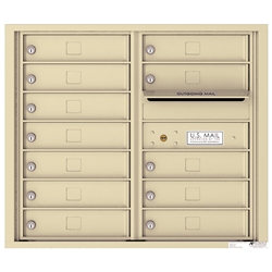 12 Tenant Doors with Outgoing Mail Compartment - 4C Recessed Mount versatile™ - Model 4C07D-12