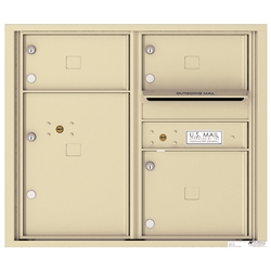 5 Tenant Doors with Outgoing Mail Compartment - 4C Recessed Mount versatile™ - Model 4C07S-05