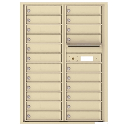 22 Tenant Doors and Outgoing Mail Compartment - 4C Recessed Mount versatile™ - Model 4C12D-22