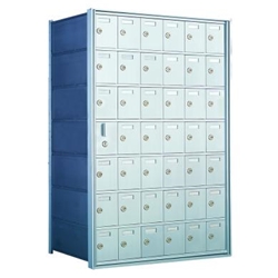 41 Tenant Doors with 1 Master Door - 1600 Series Front Loading, Recess-Mounted Private Delivery Mailboxes - Model 160076A