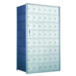 47 Tenant Doors with 1 Master Door - 1600 Series Front Loading, Recess-Mounted Private Delivery Mailboxes - Model 160086A
