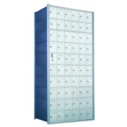 59 Tenant Doors with 1 Master Door - 1600 Series Front Loading, Recess-Mounted Private Delivery Mailboxes - Model 1600106A