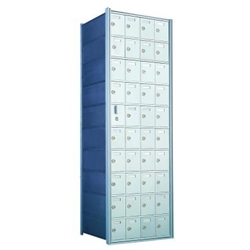 10 Doors High x 4 Doors Wide - Custom 1600 Series Front Loading, Recess-Mounted Private Delivery Mailboxes - Model 1600104-SP